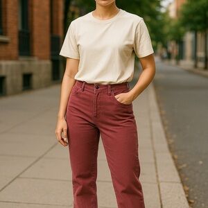 Pink Casual Pants